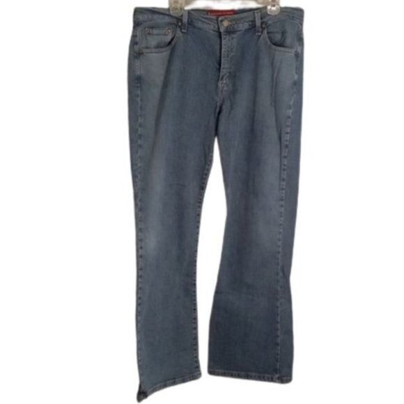 Levi's Denim - Levis 515 Jeans 16S Womens 38 x 31 Nouveau Boot Cut Stretch Blue Vintage 2004